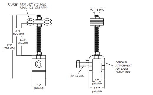 Downlead Clamp