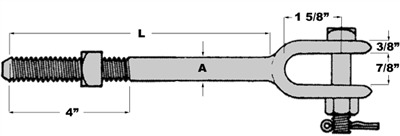 Clevis Bolt view 3
