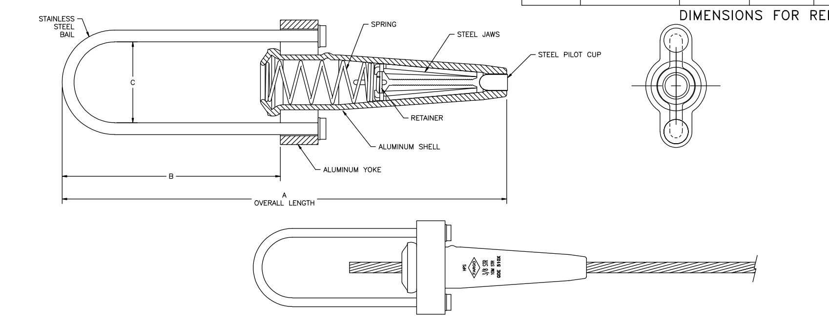 Guy Wire Strandvise view 3
