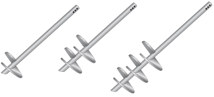 Round Shaft Helical Anchor