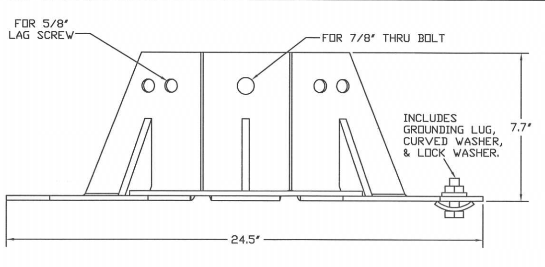 Pole Bearing Plate view 4
