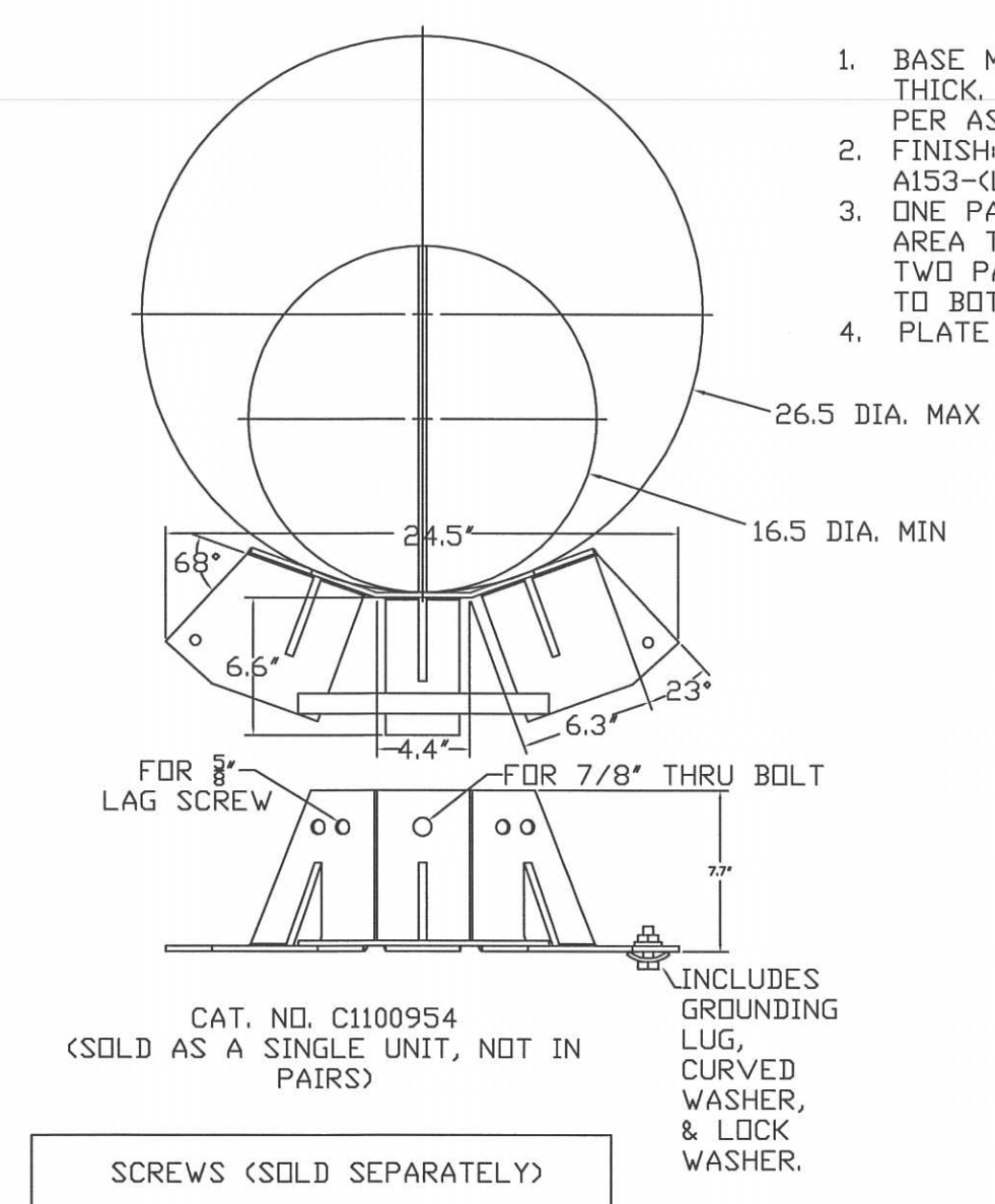 Pole Bearing Plate view 5