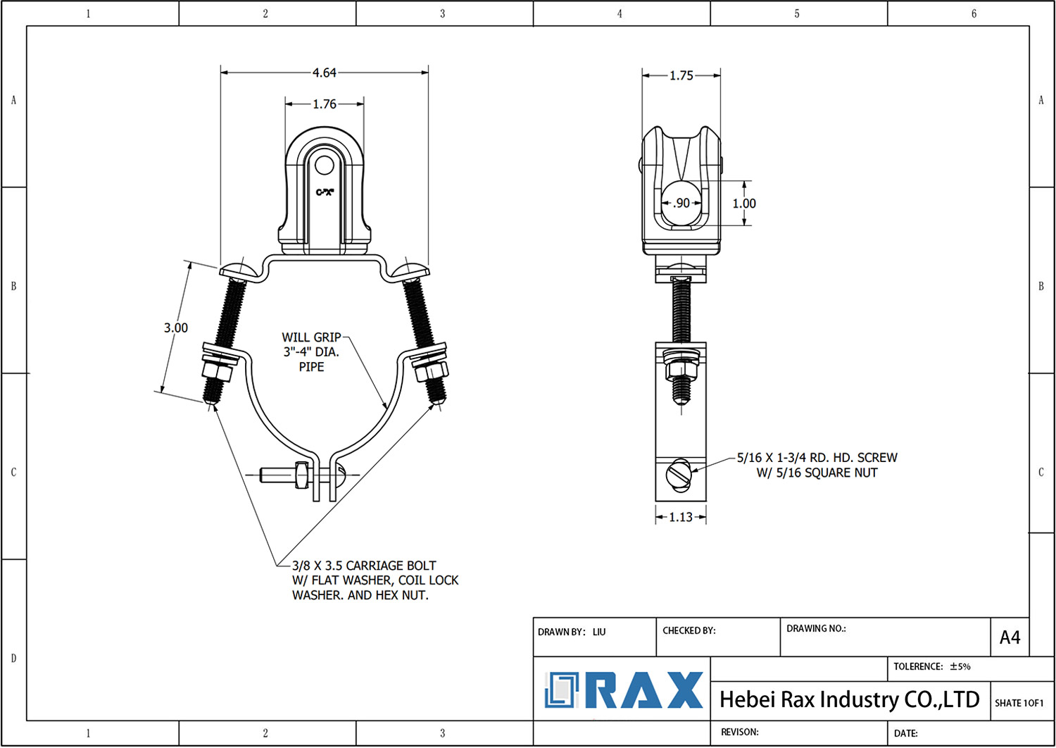 Porcelain Mast Mounted Wireholder view 5